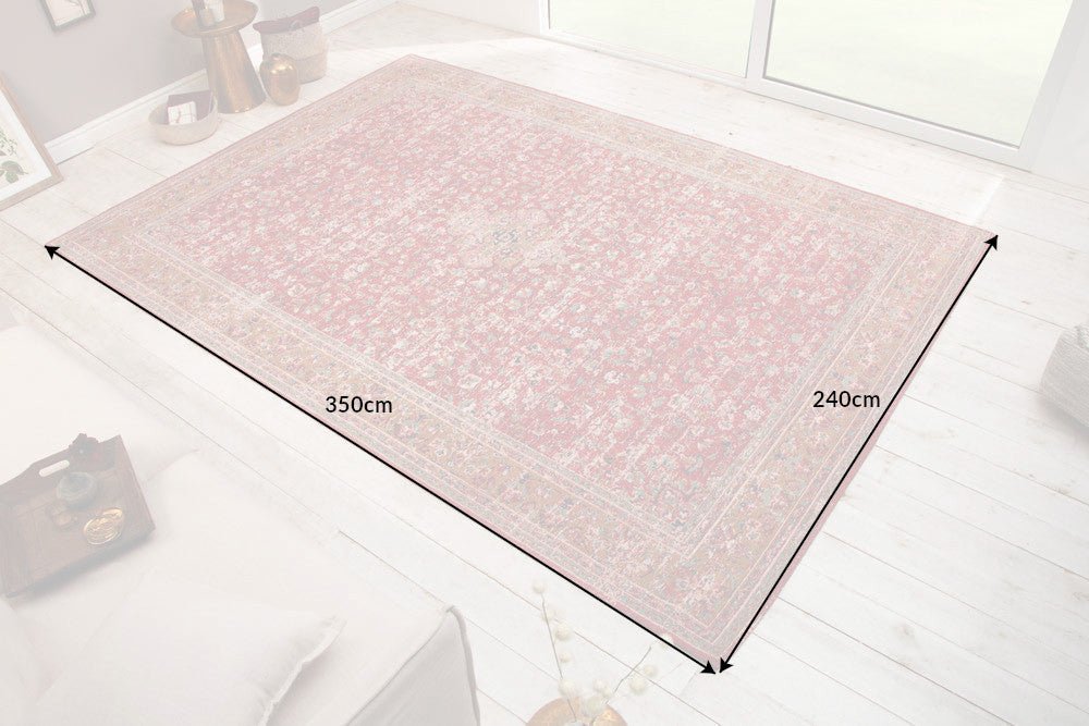 Teppich Medina 350x240cm rot