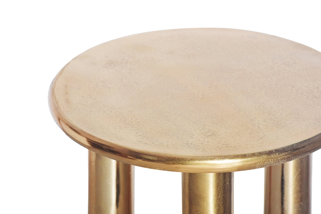 Couchtisch Conceptual 55cm w/ black bullet gold
