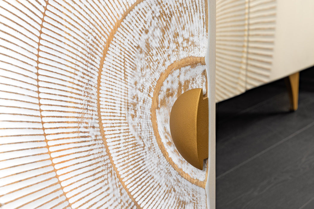 TV-Board Rigi 180cm 3D Mango Timber weiß - Bild 7