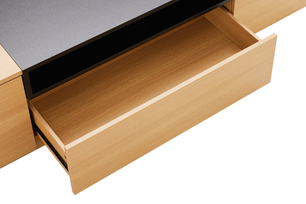 TV-Board Penthouse 160cm natur schwarz - Bild 6