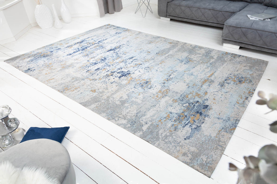 Teppich Conceptual 350x240cm grau blau