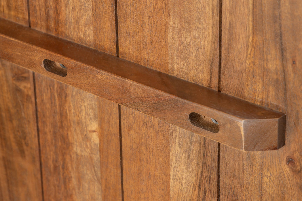 Highboard Tropical 120cm 3D braunes Akazienholz