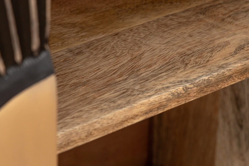 Sideboard Sertig Tal 177cm Mango schwarz gold