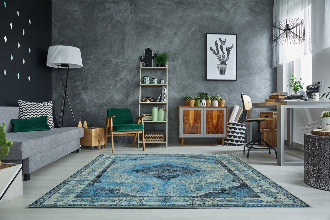 Teppich Louis 240x160cm blau