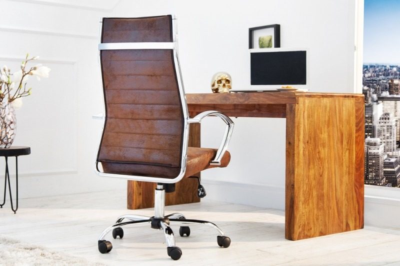 Bürostuhl Wealth 107-117cm antik coffee
