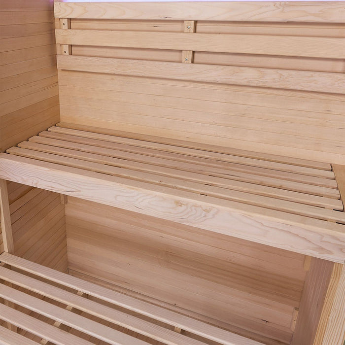 Indoor Sauna MATTERHORN 120 - Salzstein - Für 2 Personen