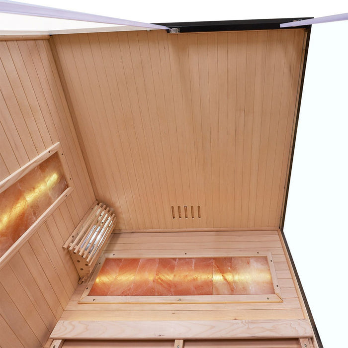Indoor Sauna MATTERHORN 120 - Salzstein - Für 2 Personen