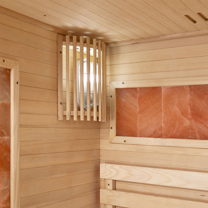 Indoor Sauna MATTERHORN 120 - Salzstein - Für 2 Personen