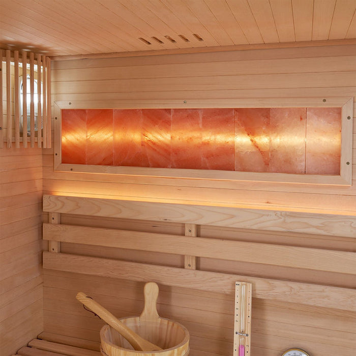 Indoor Sauna MATTERHORN 120 - Salzstein - Für 2 Personen