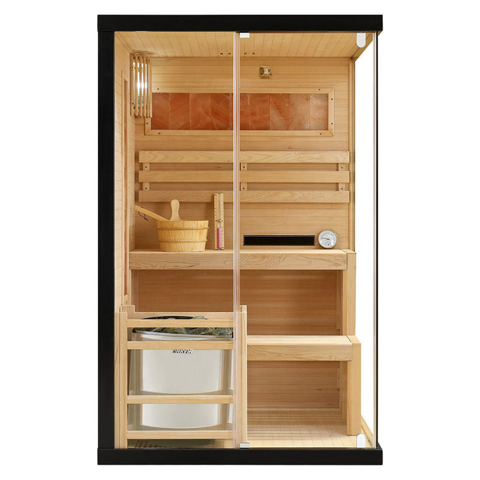 Indoor Sauna MATTERHORN 120 - Salzstein - Für 2 Personen