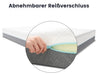 Ergonomische 7-Zonen-Kaltschaummatratze mit Memory-Schaum, 21 cm Hoehe, H3/H4 Liegehaerte (5)