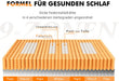 180x200 25 cm 9-Zonen Deluxe Taschenfederkernmatratze mit Memory-Schaum, klimaausgewogene Waffelstruktur und integriertem Topper (2)