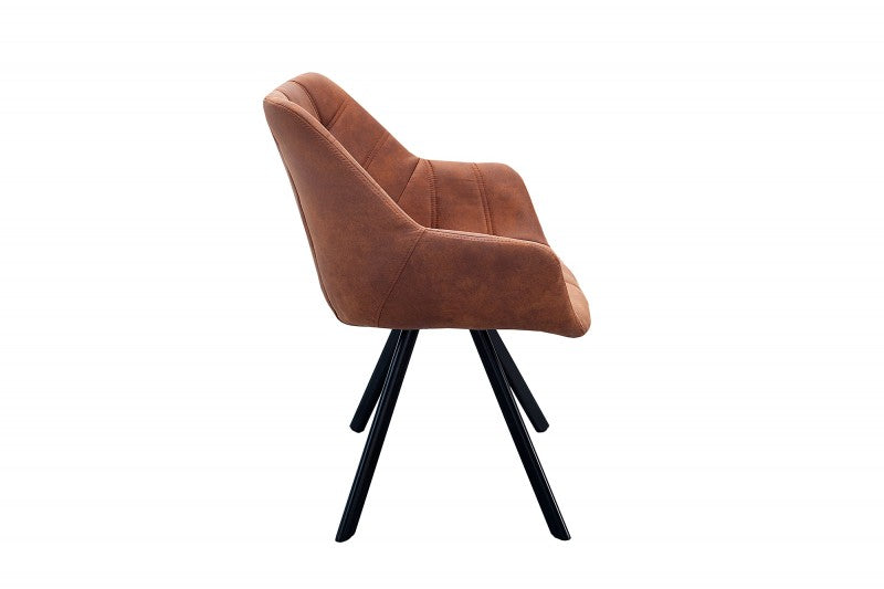 Stuhl Nordic Courturier antik braun