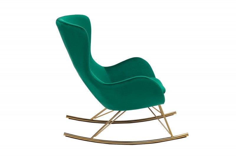 Schaukelstuhl Scandinavia Swing smaragdgrün/ 40162