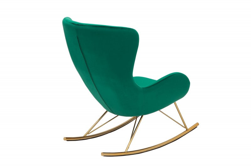 Schaukelstuhl Scandinavia Swing smaragdgrün/ 40162