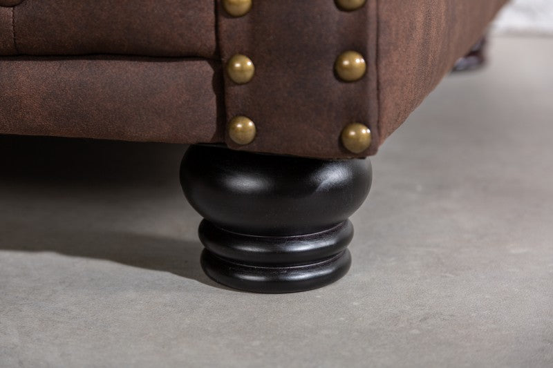 Sessel Chesterfield II vintage braun