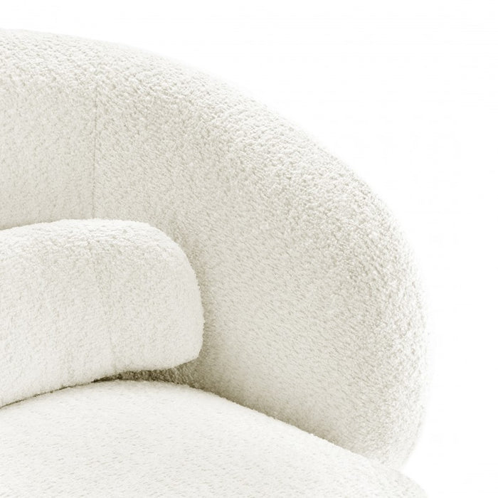 Sessel Samba Teddystoff weiß/ 43438