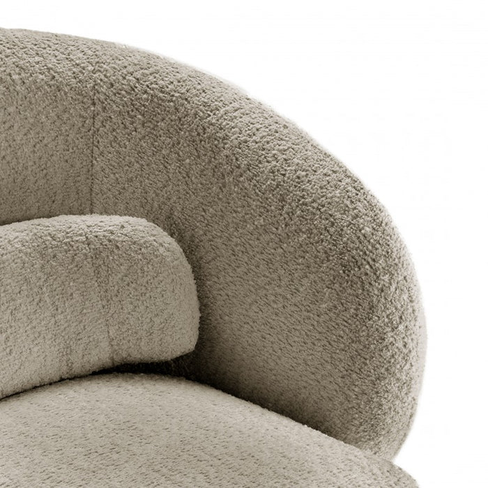 Sessel Samba Teddystoff taupe