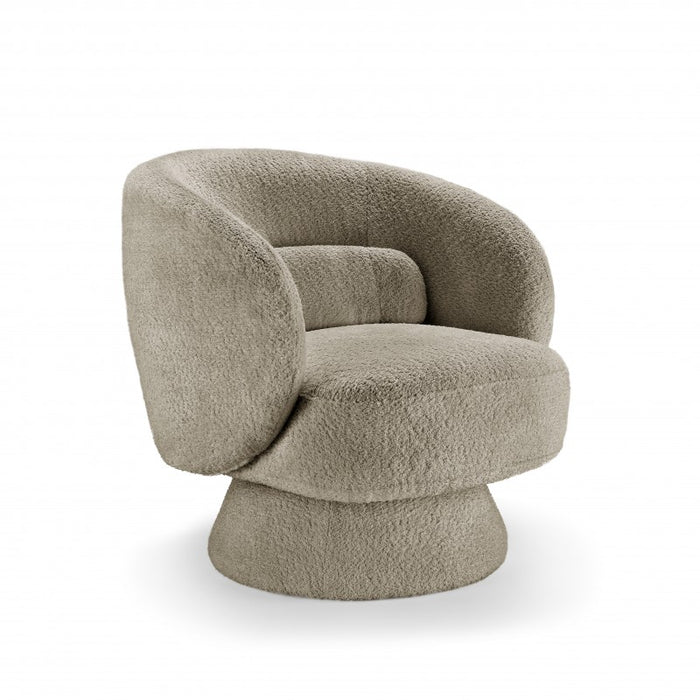 Sessel Samba Teddystoff taupe