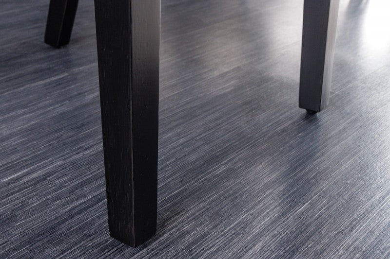 Stuhl Fortress Strukturstoff beige schwarz