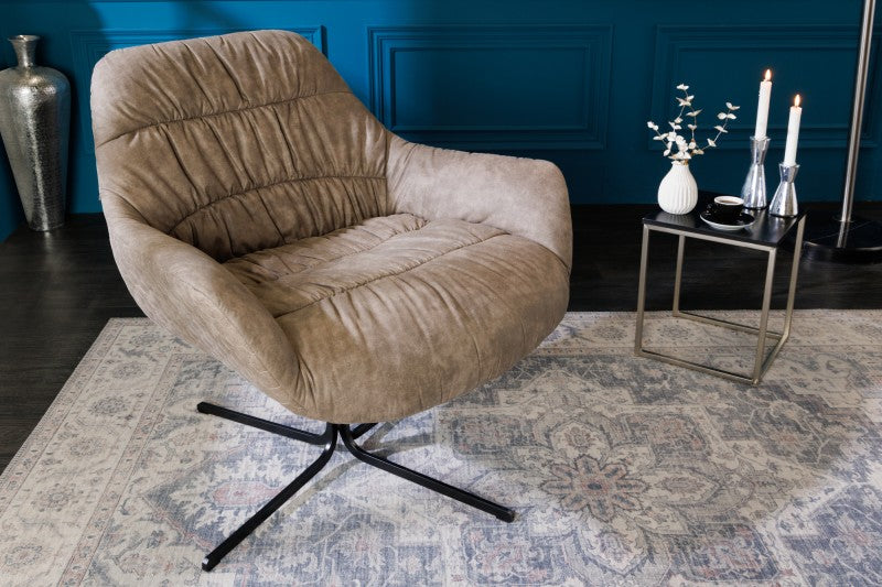 Sessel Big Dutch taupe Armlehne drehbar