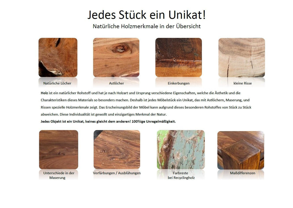 Tischleuchte HYPNOTIC 58cm Teakholz natur