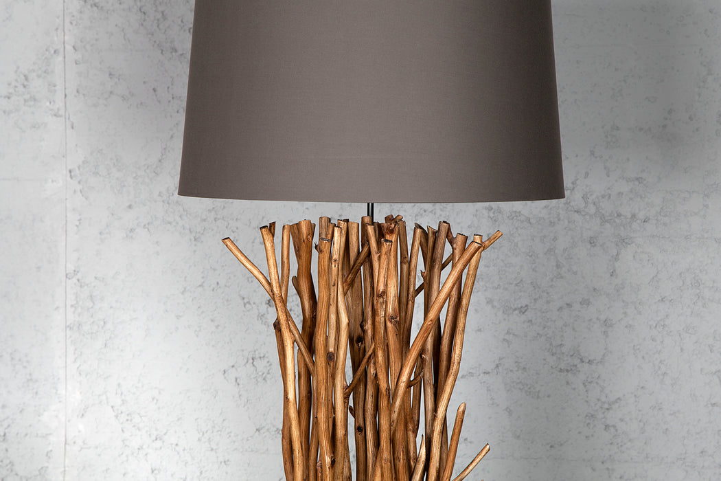 Stehleuchte aus Treibholz Bliss 175cm braun
