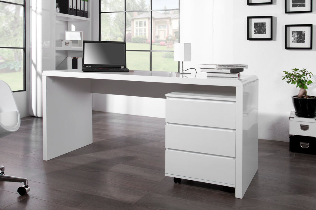 Schreibtisch Fast Deal 160cm weiss