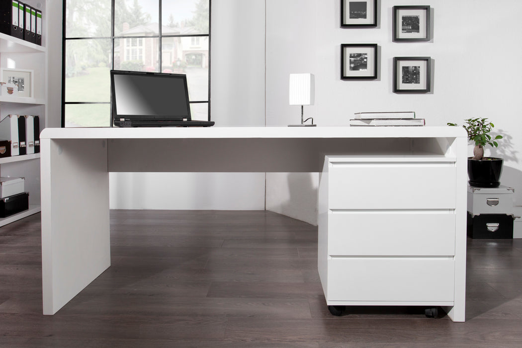 Schreibtisch Fast Deal 160cm weiss