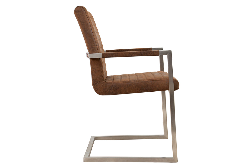 Freischwinger Penthouse Antik Braun