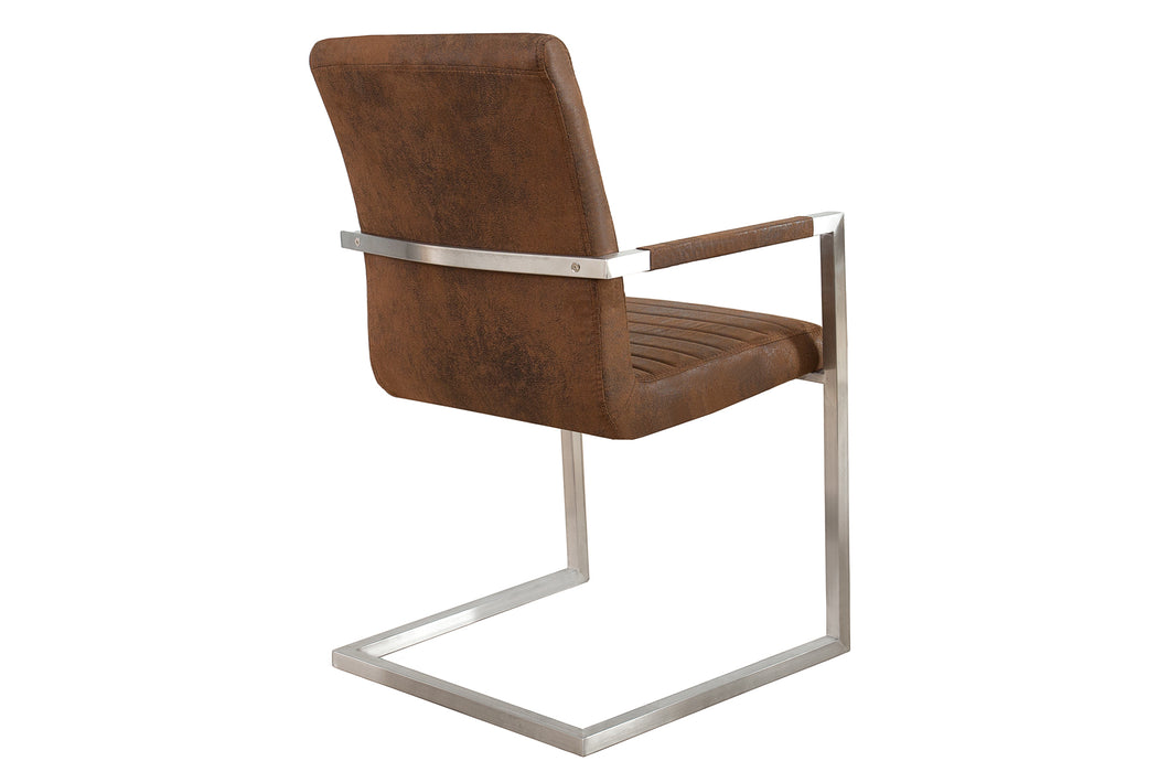 Freischwinger Penthouse Antik Braun