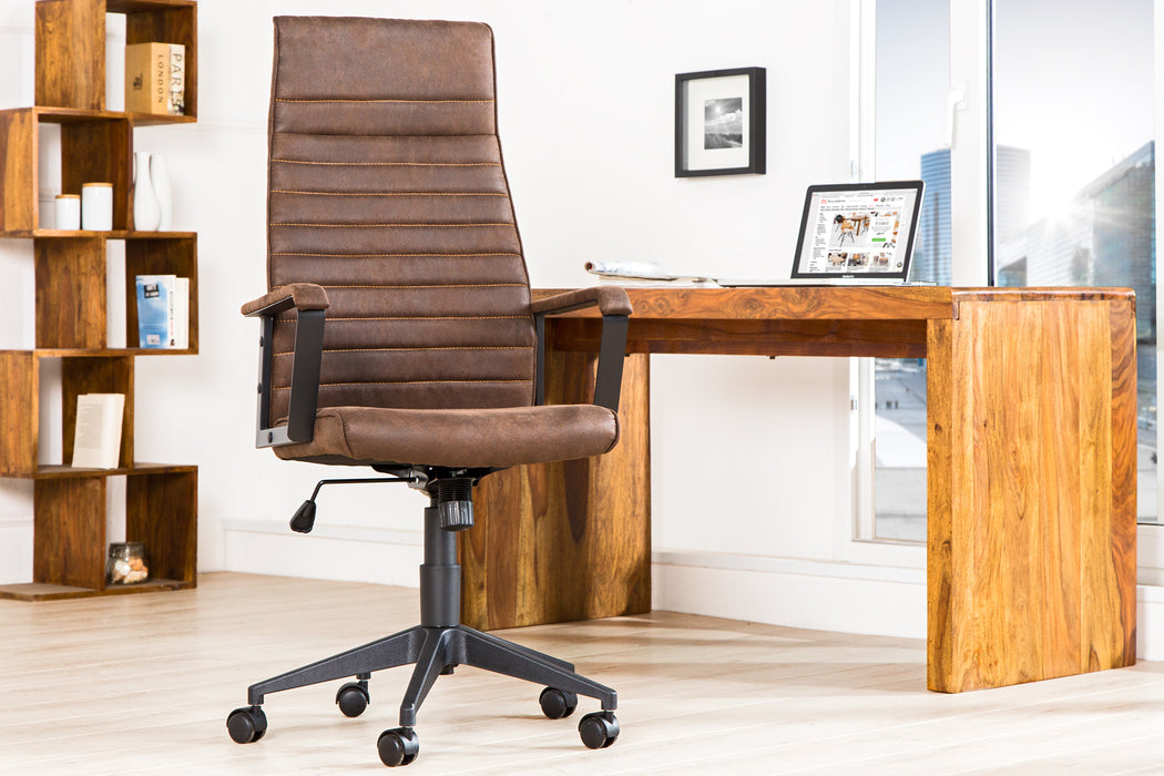 Bürostuhl Tuscany High braun vintage