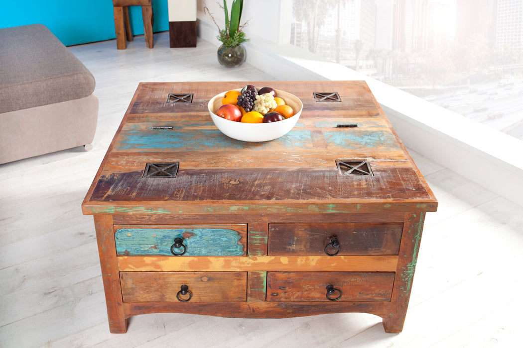 Couchtisch Grand Combin 70cm Recyclingholz