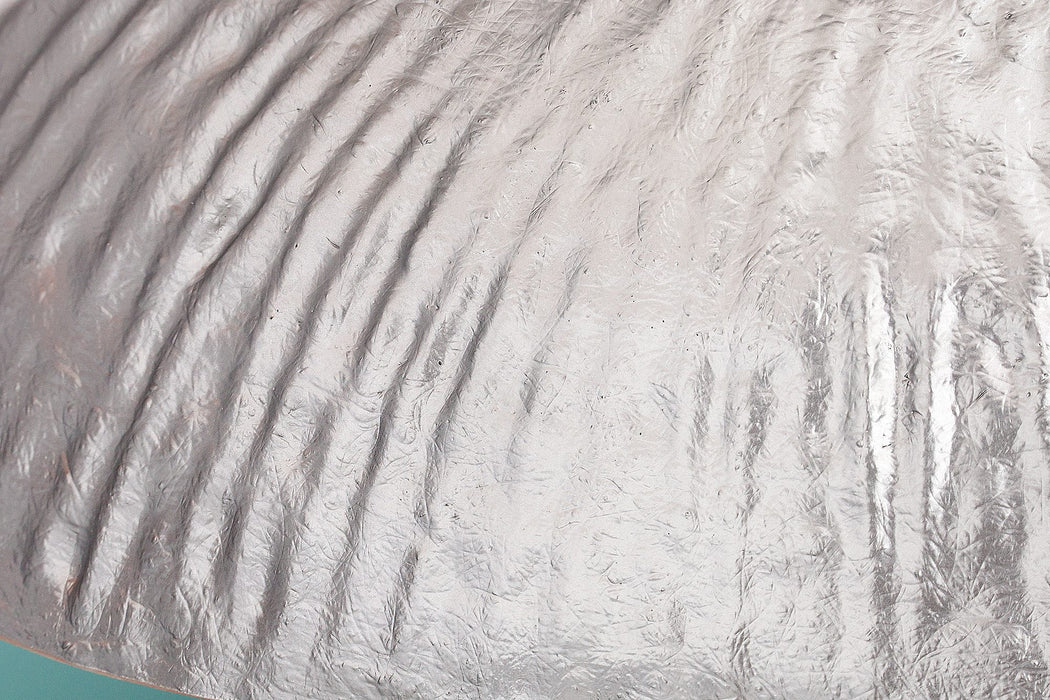 Hängeleuchte Glanz - schwarz silber 70cm