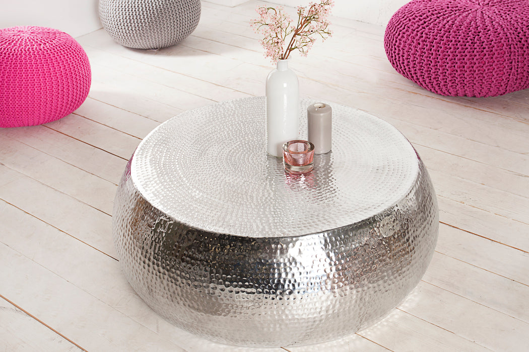Couchtisch Eastward 80cm silber