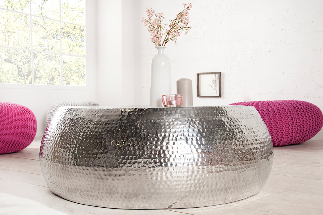 Couchtisch Eastward 80cm silber