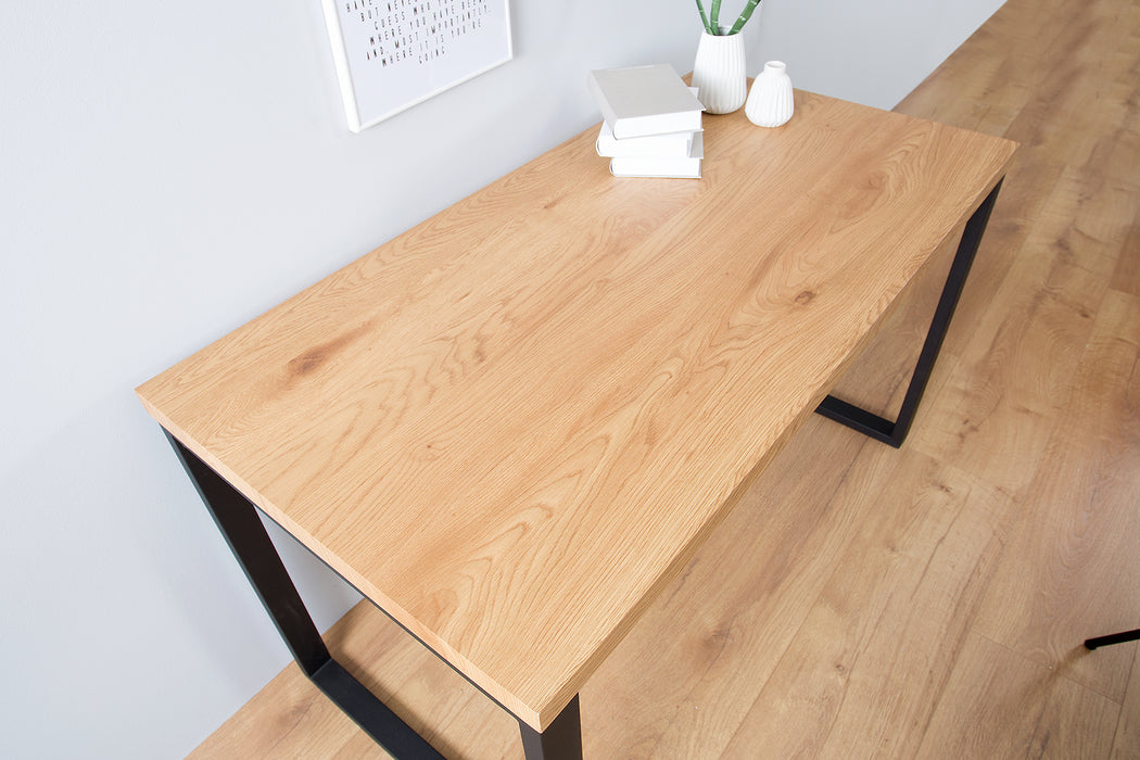 Schreibtisch Maple Desk 120cm schwarz Eiche