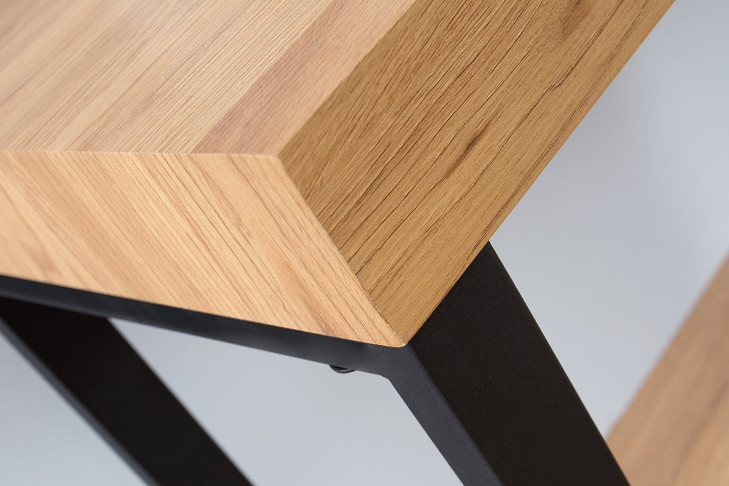 Laptoptisch Oak Desk 120cm schwarz Eiche