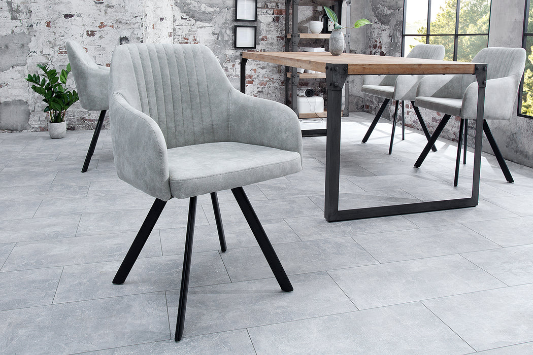 Stuhl Siena stone grau