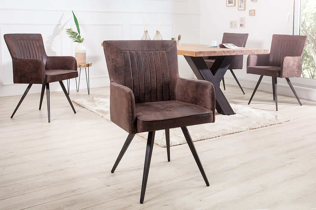 Stuhl Coupe antik braun