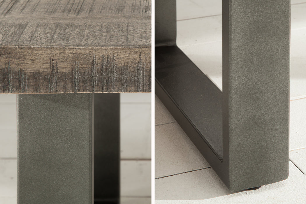 Couchtisch Blacksmith 100cm grau Mango