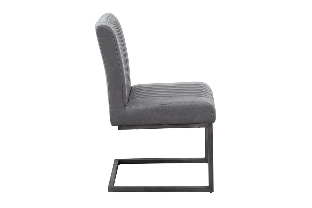 Freischwinger Grand Hudson Vintage Grau Eisen