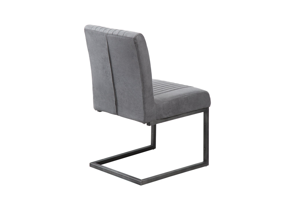 Freischwinger Grand Hudson Vintage Grau Eisen