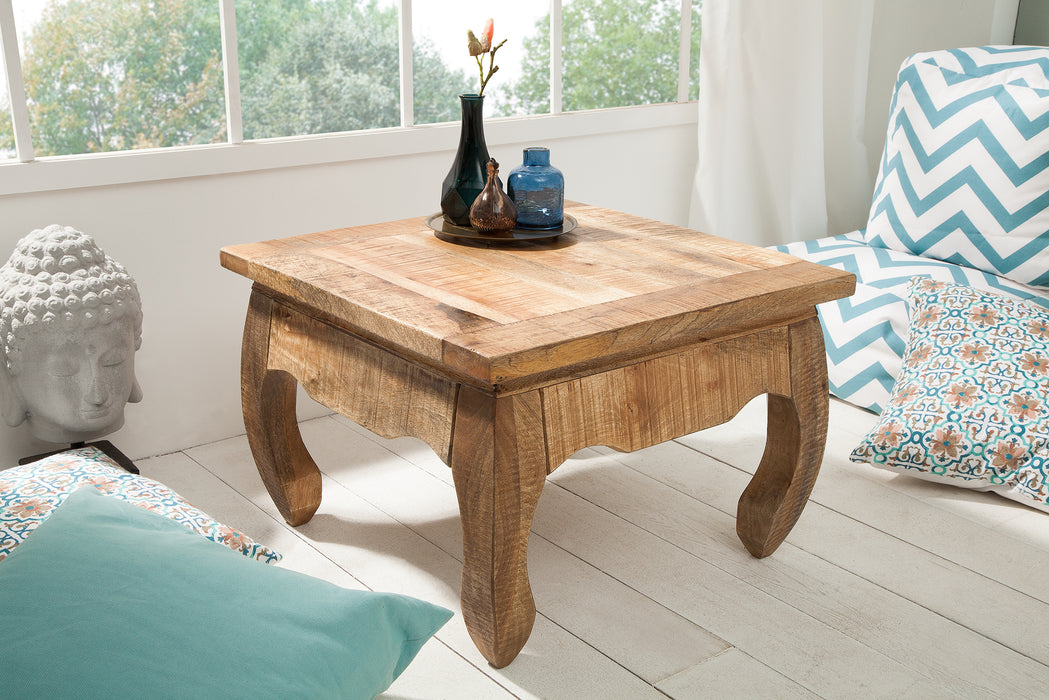 Couchtisch Lotus Antique 60cm Mango