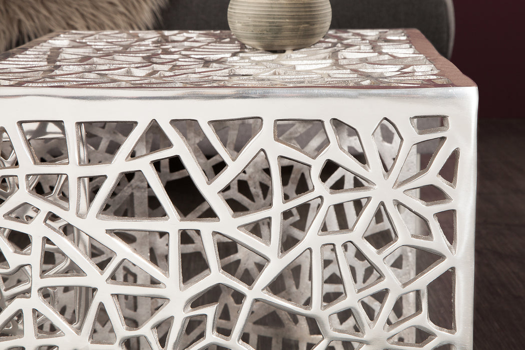 Couchtisch Conceptual 2er Set silber