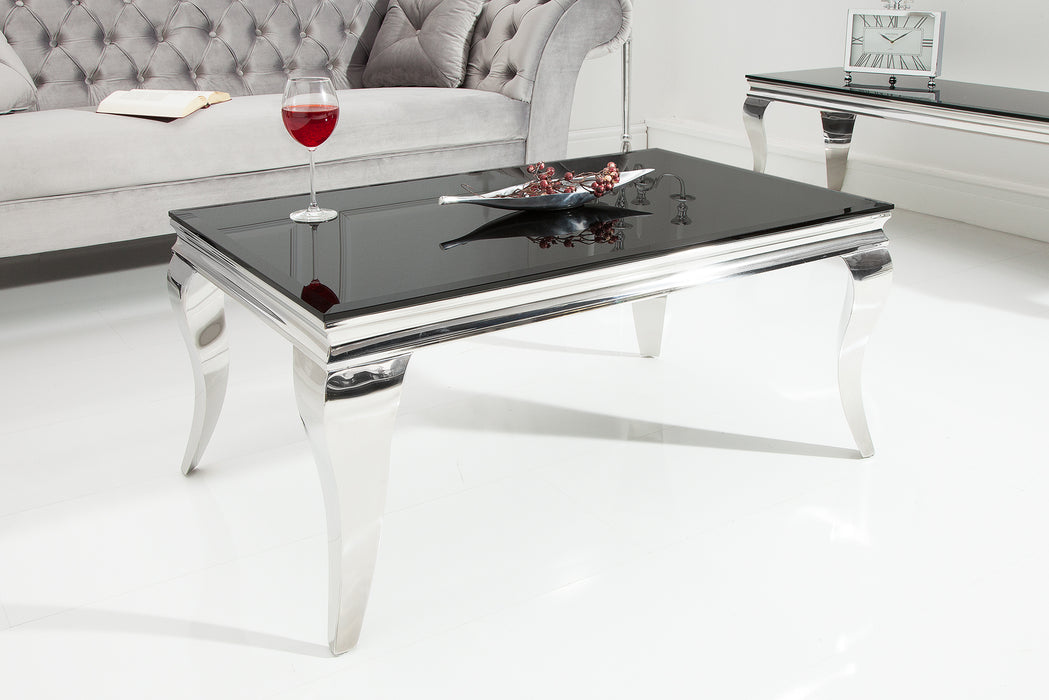 Couchtisch Barock 100cm schwarz