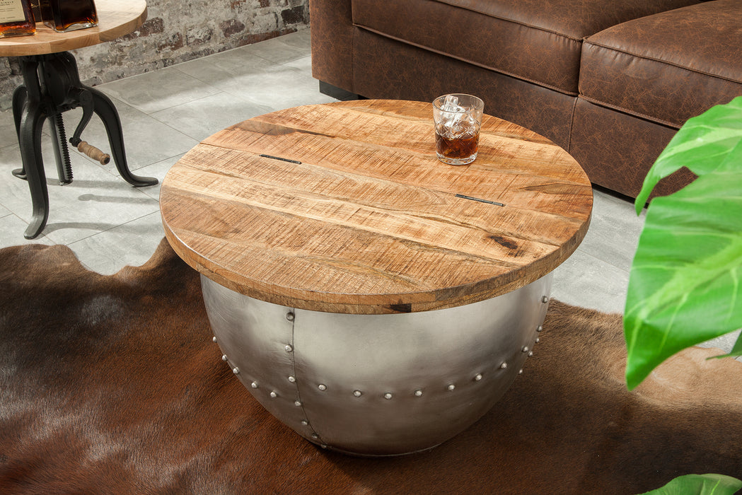Couchtisch Barrel Stash natur
