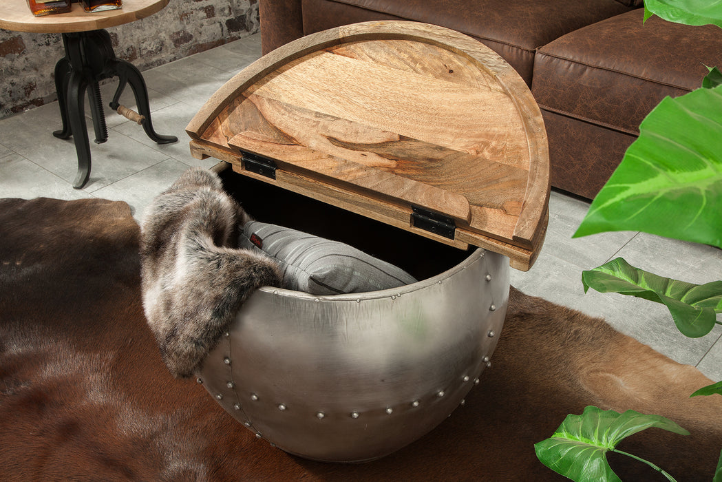 Couchtisch Barrel Stash natur