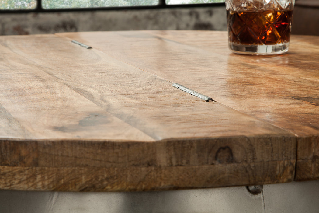 Couchtisch Barrel Stash natur