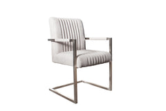 Freischwinger Grand Hudson Stone Grau Armlehne